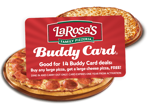 LaRosa's Buddy Card