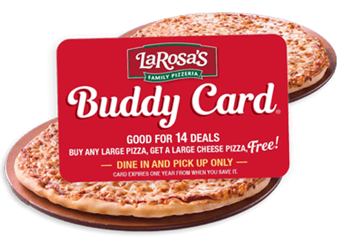 LaRosa's Buddy Card