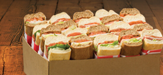 Tray of Hoagys