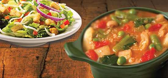 Small Entrée Salad and Soup