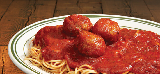 Spaghetti and 3 Meatballs