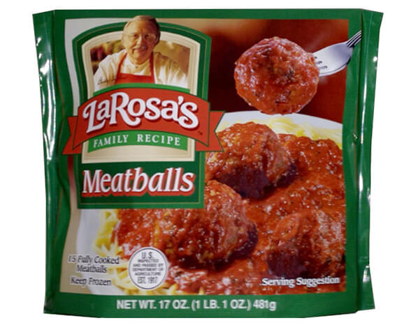Bag of LaRosa’s Meatballs