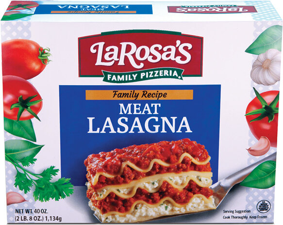 Box of LaRosa’s 40 oz. Lasagna