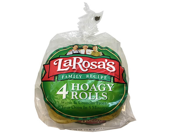 Bag of LaRosa's Hoagy Rolls