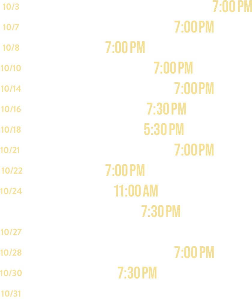 List of October events