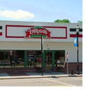 Photo of the Harrison Pizzeria store front.